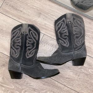 Oak Tree Farms Gray Cowboy Boots